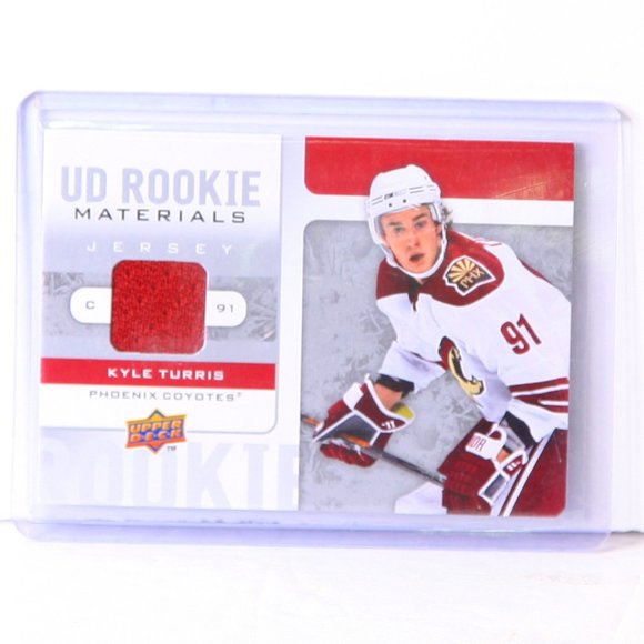Kyle Turris Upper Deck Rookie Materials Jersey Hockey Card 2008/09 Coyotes - Picture 1 of 2